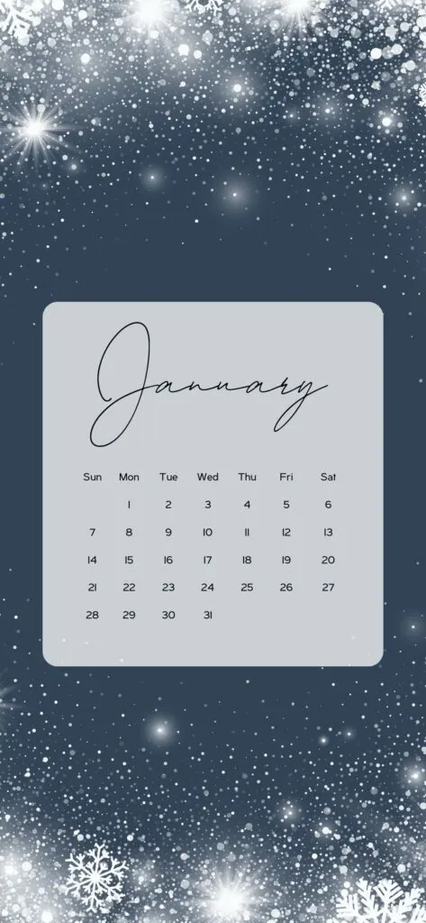 background calendar blue white