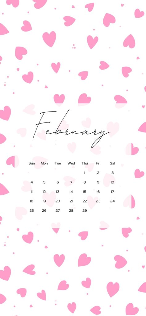 feb wallpaper valentine's day pink heart