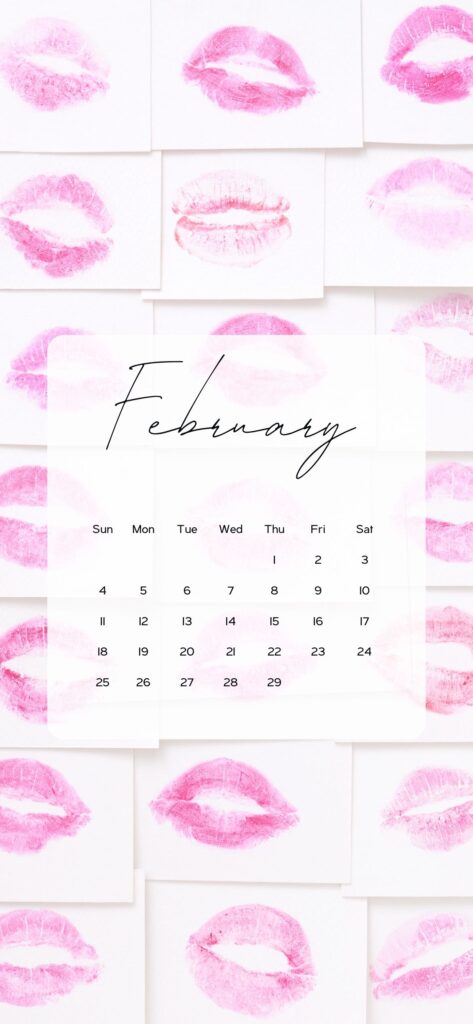 february 2024 calendar iphone wallpaper