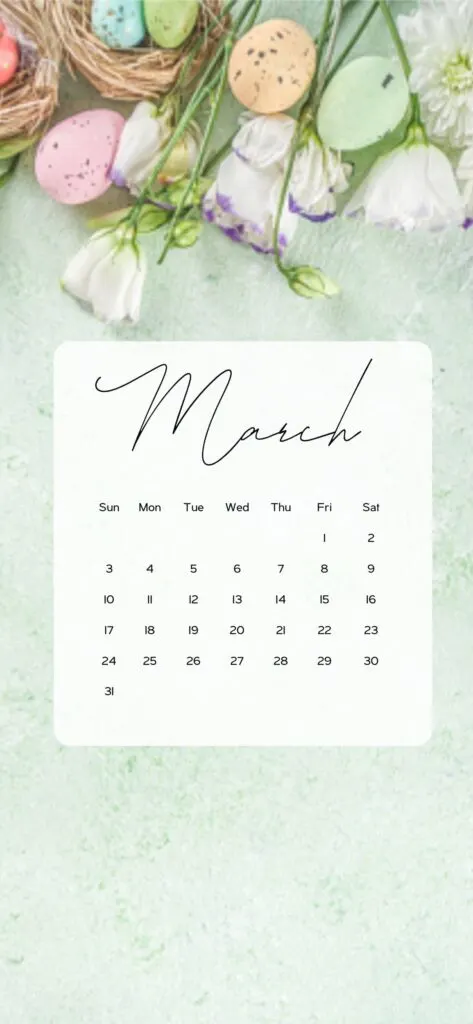cute march wallpaper green easter simple