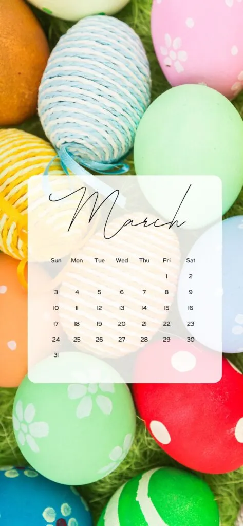 free march backgrounds easter colorful