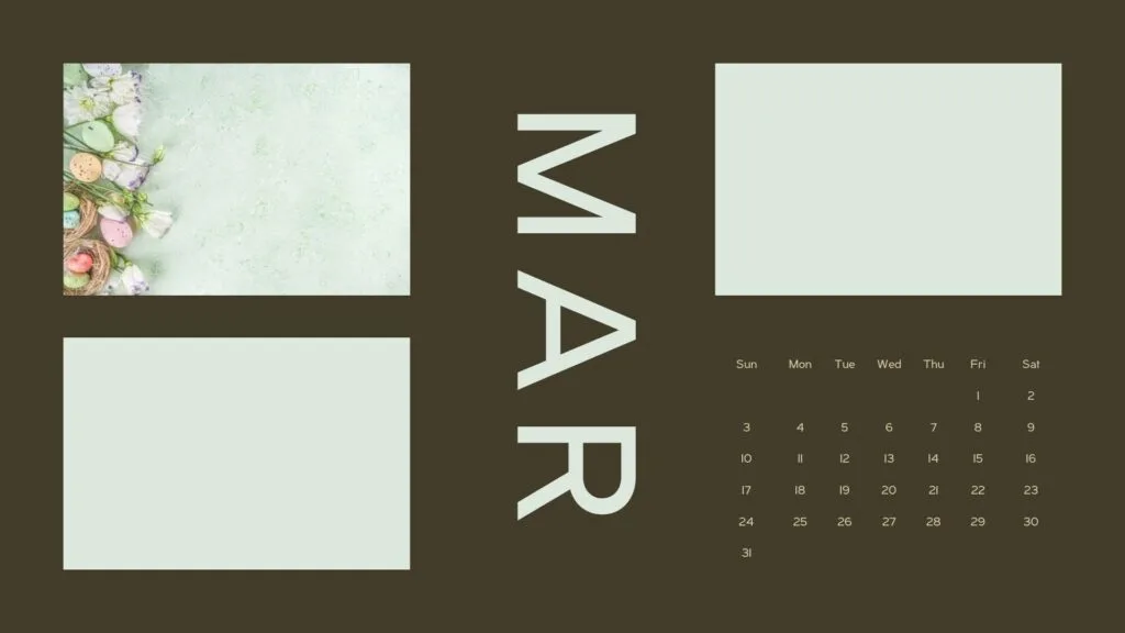 march backgrounds desktop organizer green easter minimalist