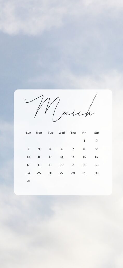 free march wallpapers blue spring