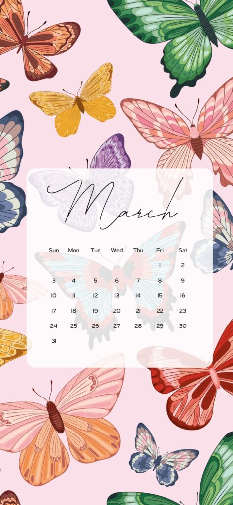 march background iphone butterflies spring pink
