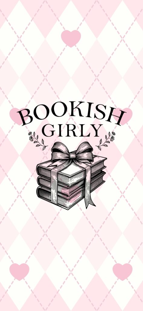 cute lockscreens for iphone bookish girly pink plaid coquette