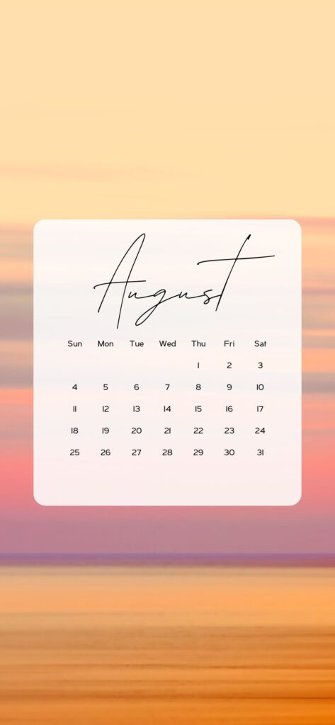 iphone calendar wallpaper 2024