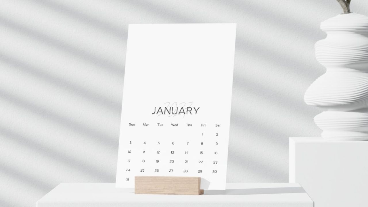 January 2027 calendars free printables