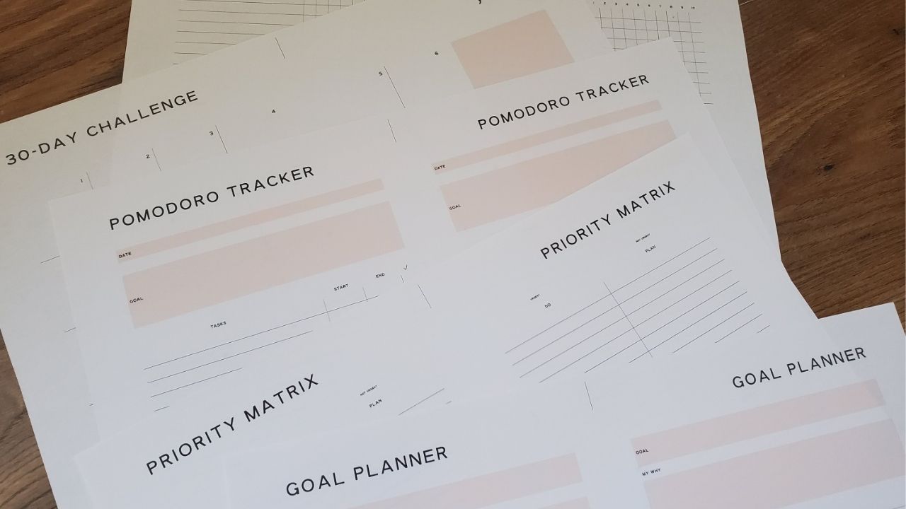 Free 2027 Goal Planner Printables