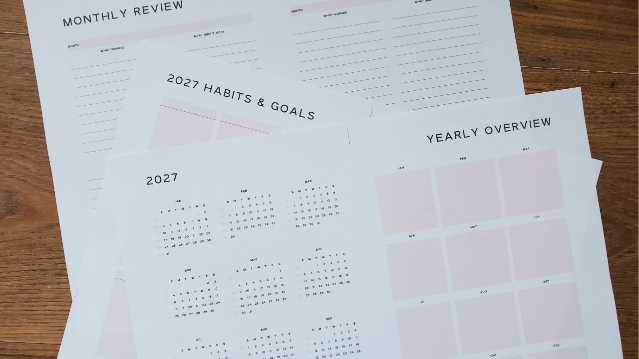 Free 2027 Planner Printables